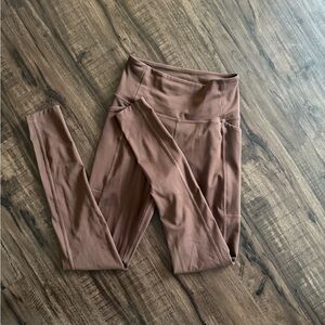 Girlfriend Collective Compressive Pocket Legging - Brown XS